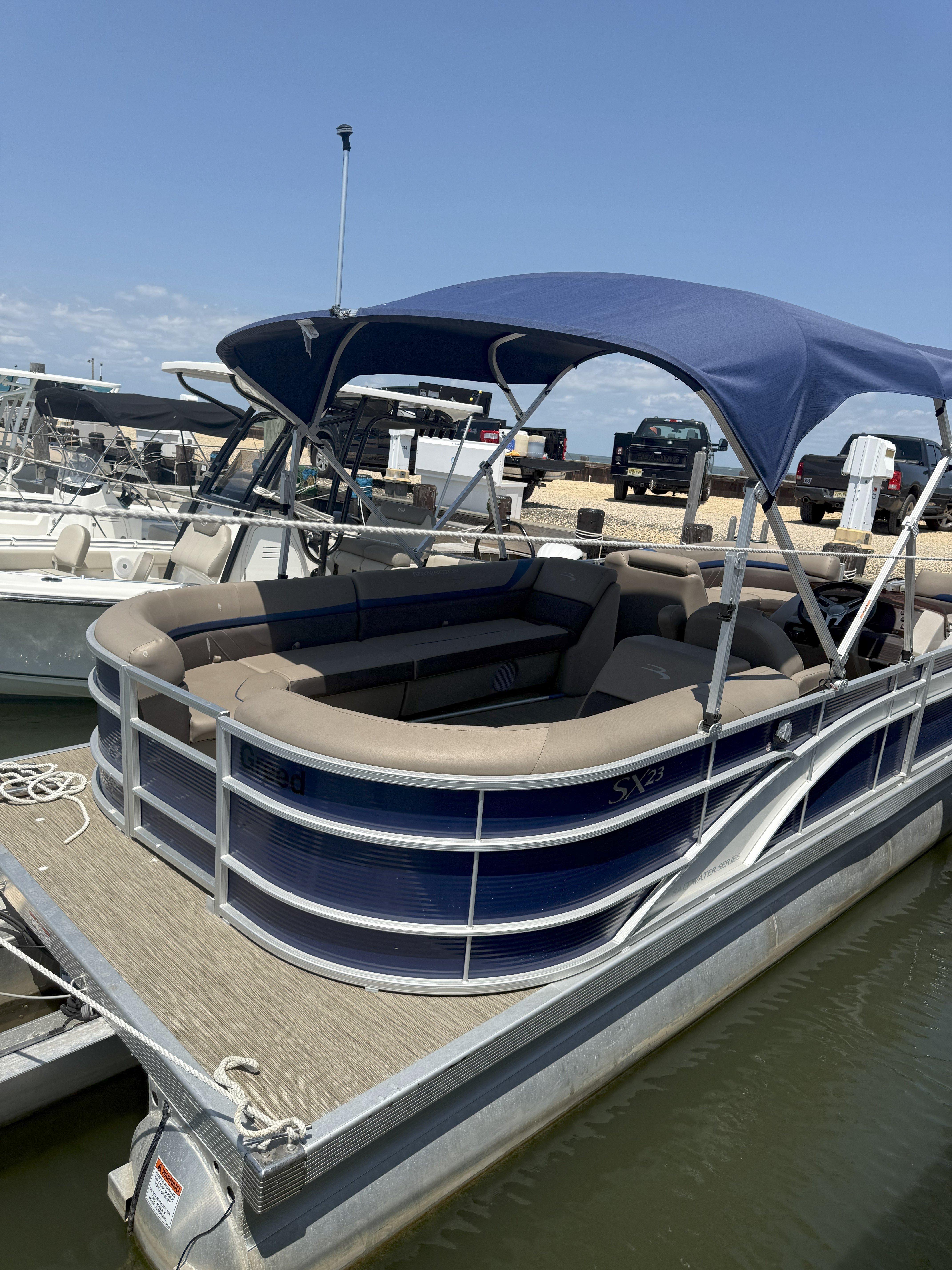 Greed - 23' Pontoon No Canal Transit - No Off Shore - No Fishing