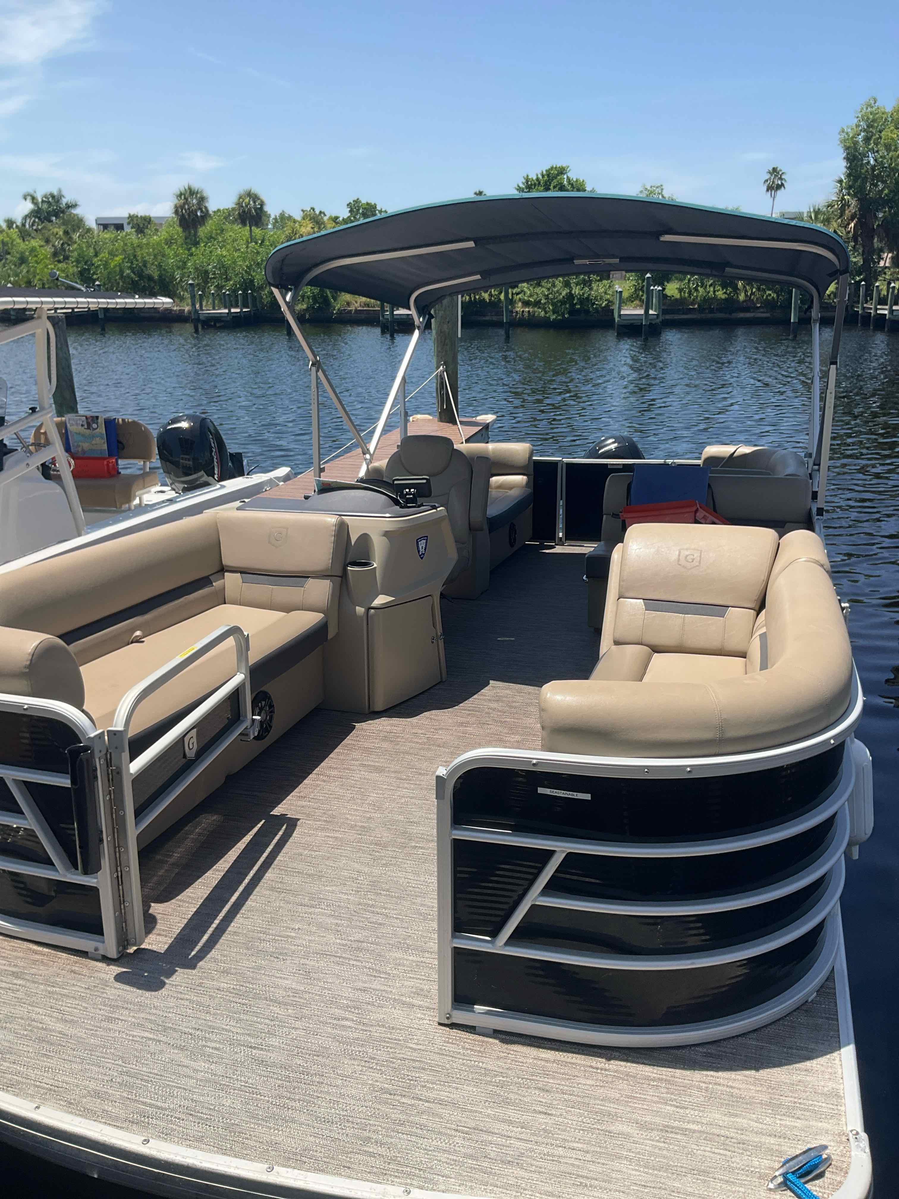 SEASTAINABLE (24' Godfrey 2023 Tritoon 150HP) Fishing or Cruising