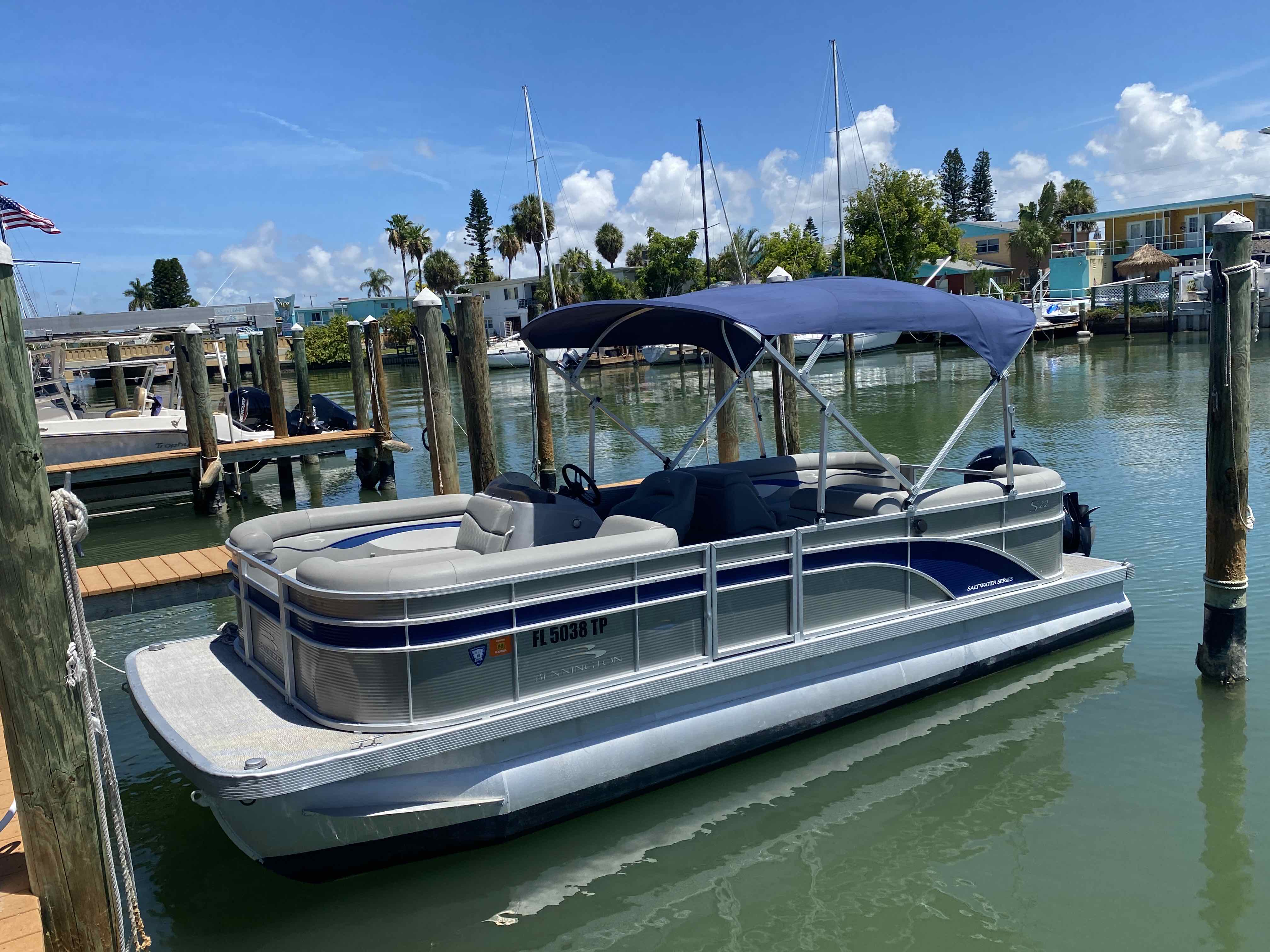 Crampin My Style - 22' Bennington Tritoon (150 HP)