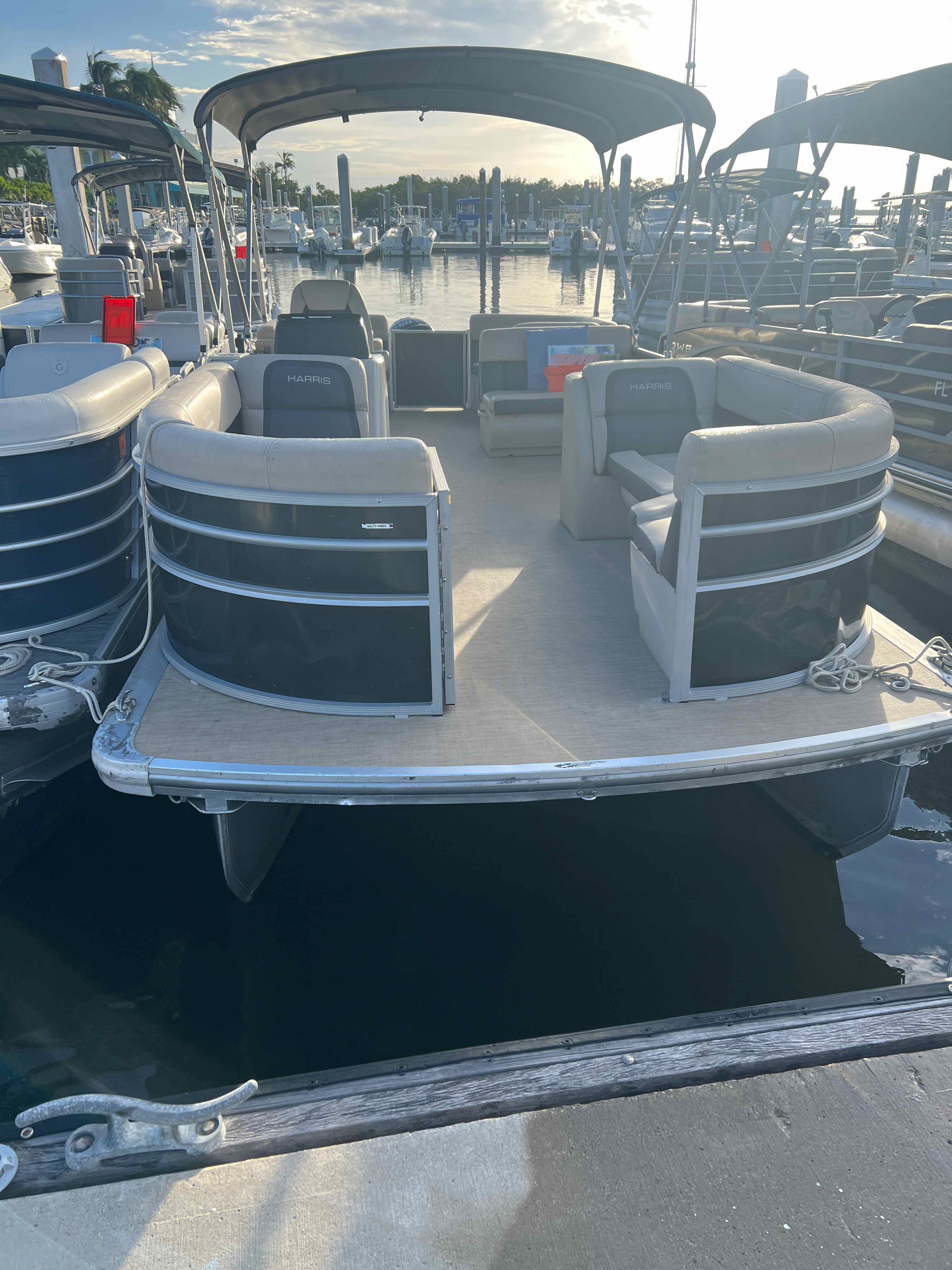 SALTY VIBES (23' Harris 2024 Pontoon 115 HP - Fishing or Cruising)