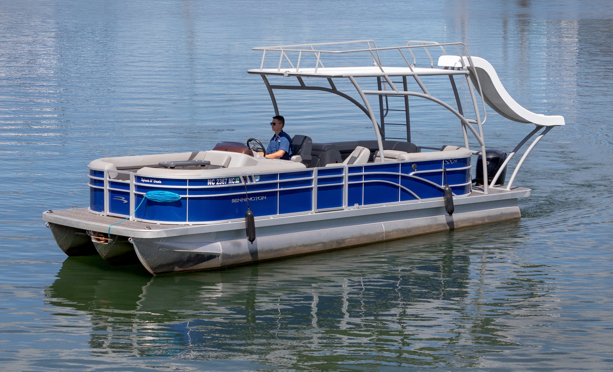 Splash N' Dash [B] | 2024 Upper Sun Deck w/Slide  | NO TUBING/TOWING