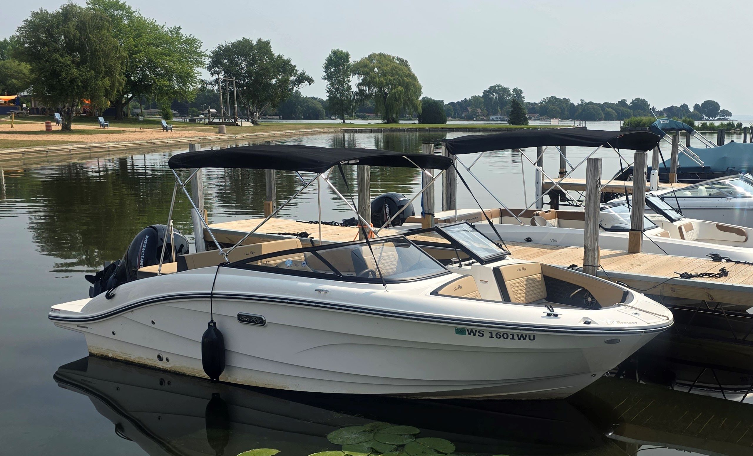 LIL'  BREWER  (2024 Sea Ray 21' Deck Boat 150 HP- Cruising)