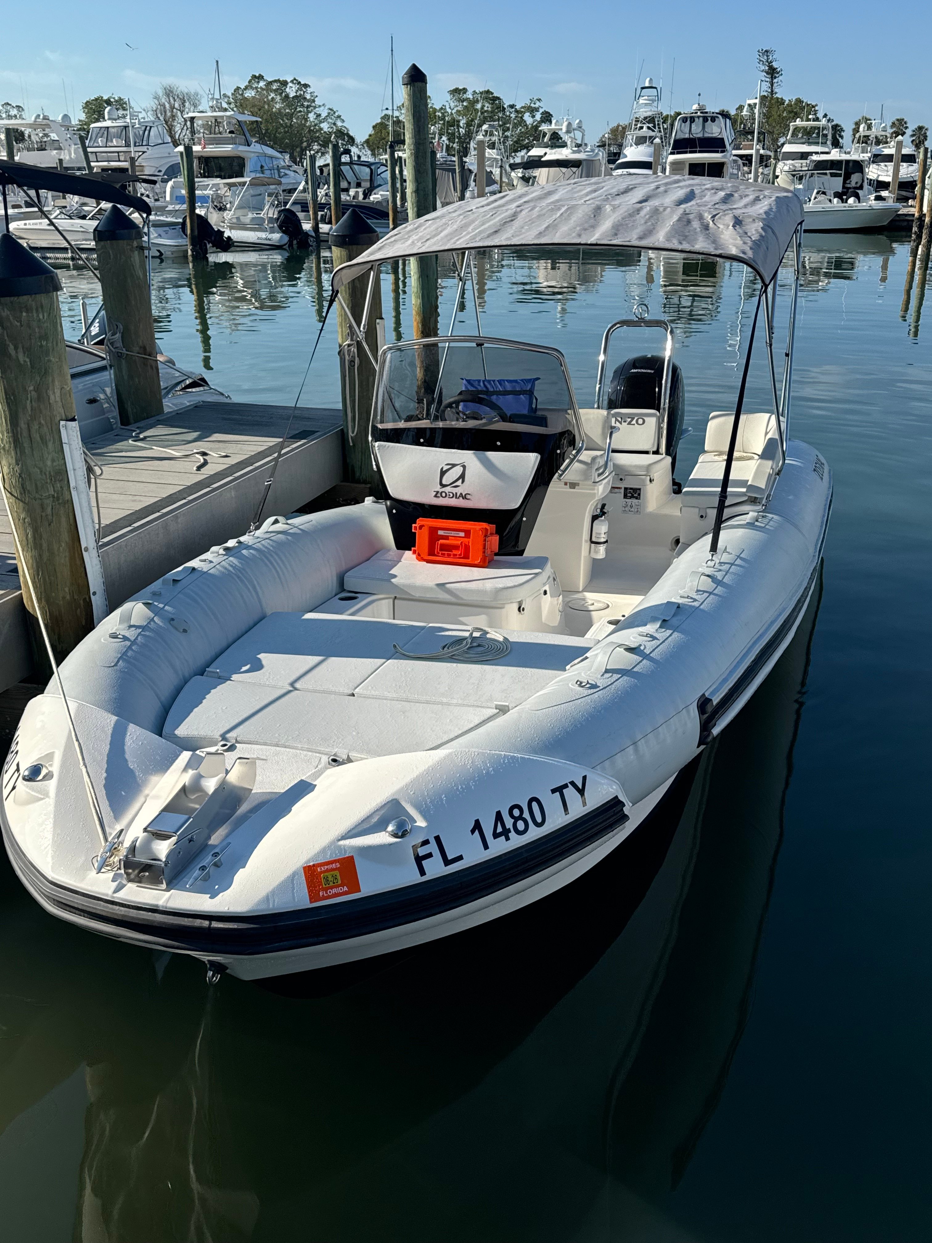 HAMMER DOWN (Zodiac- Rigid Inflatable 22' Bowrider- 150HP) Cruising Only