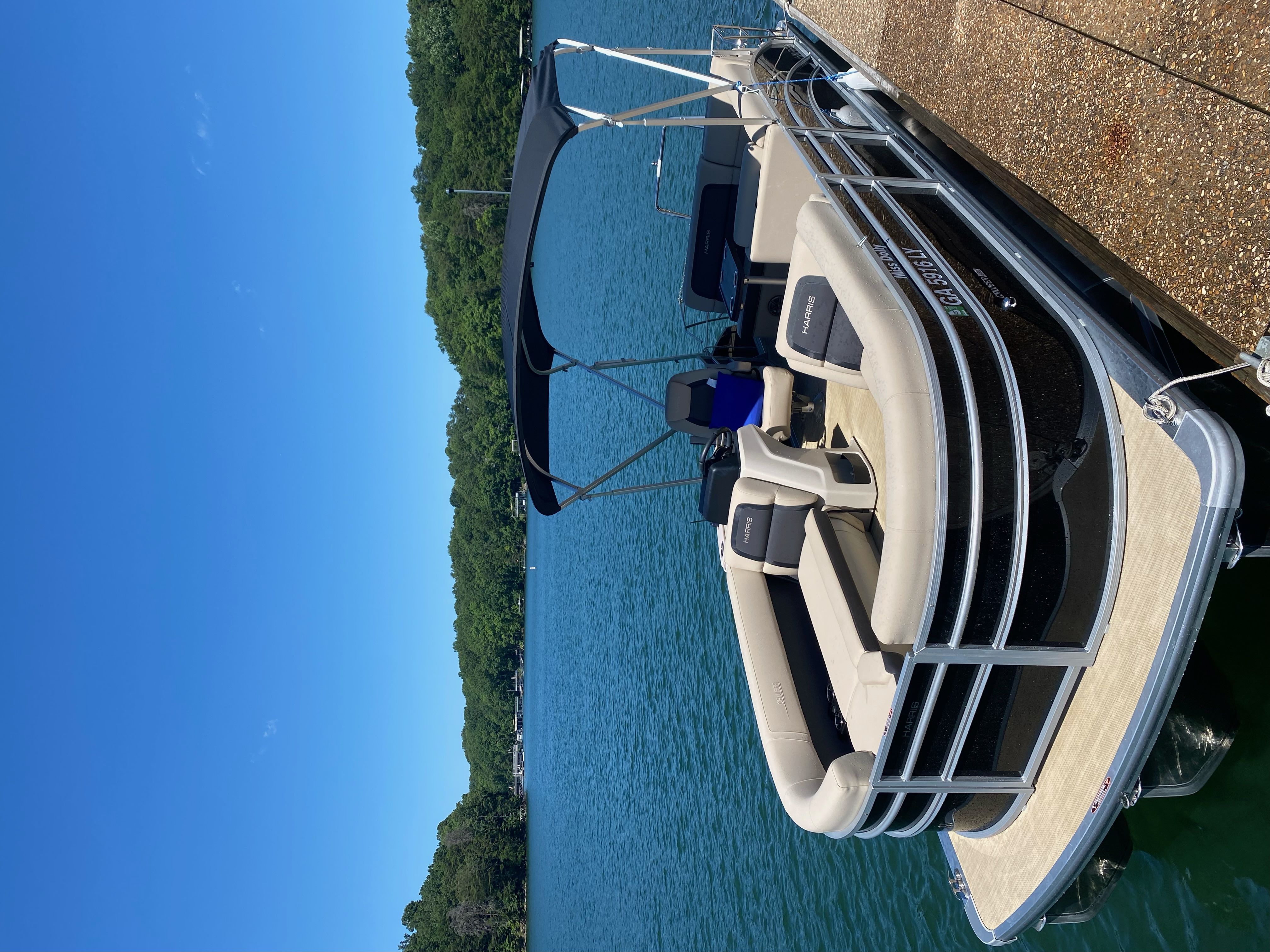 LAKE DAZE (24' Harris Tritoon-150-hp-Fishing/Cruising)