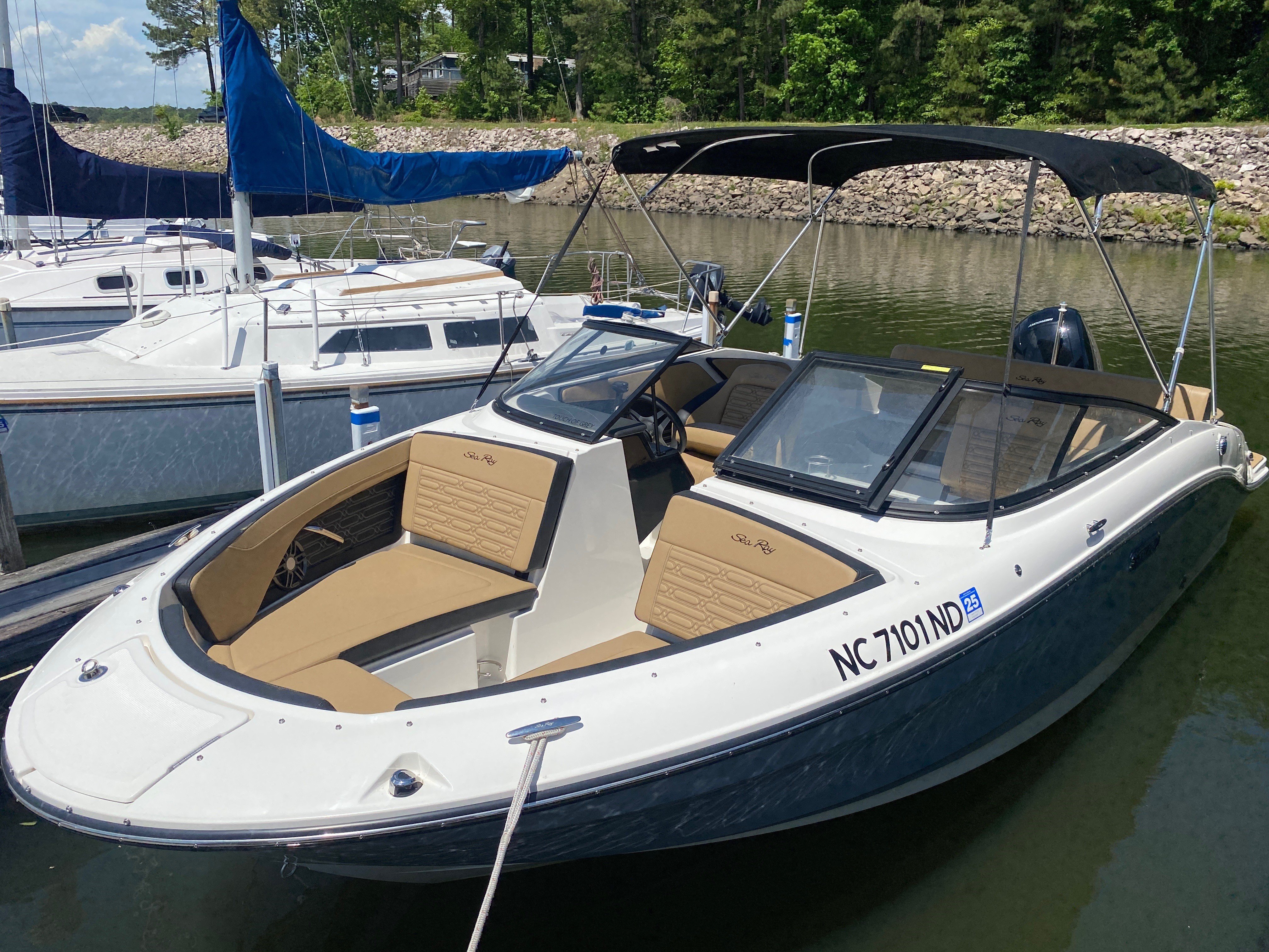 Touch of Grey (21FT Sea Ray Deck Boat 150 HP(Cruising/Fishing/Watersports)