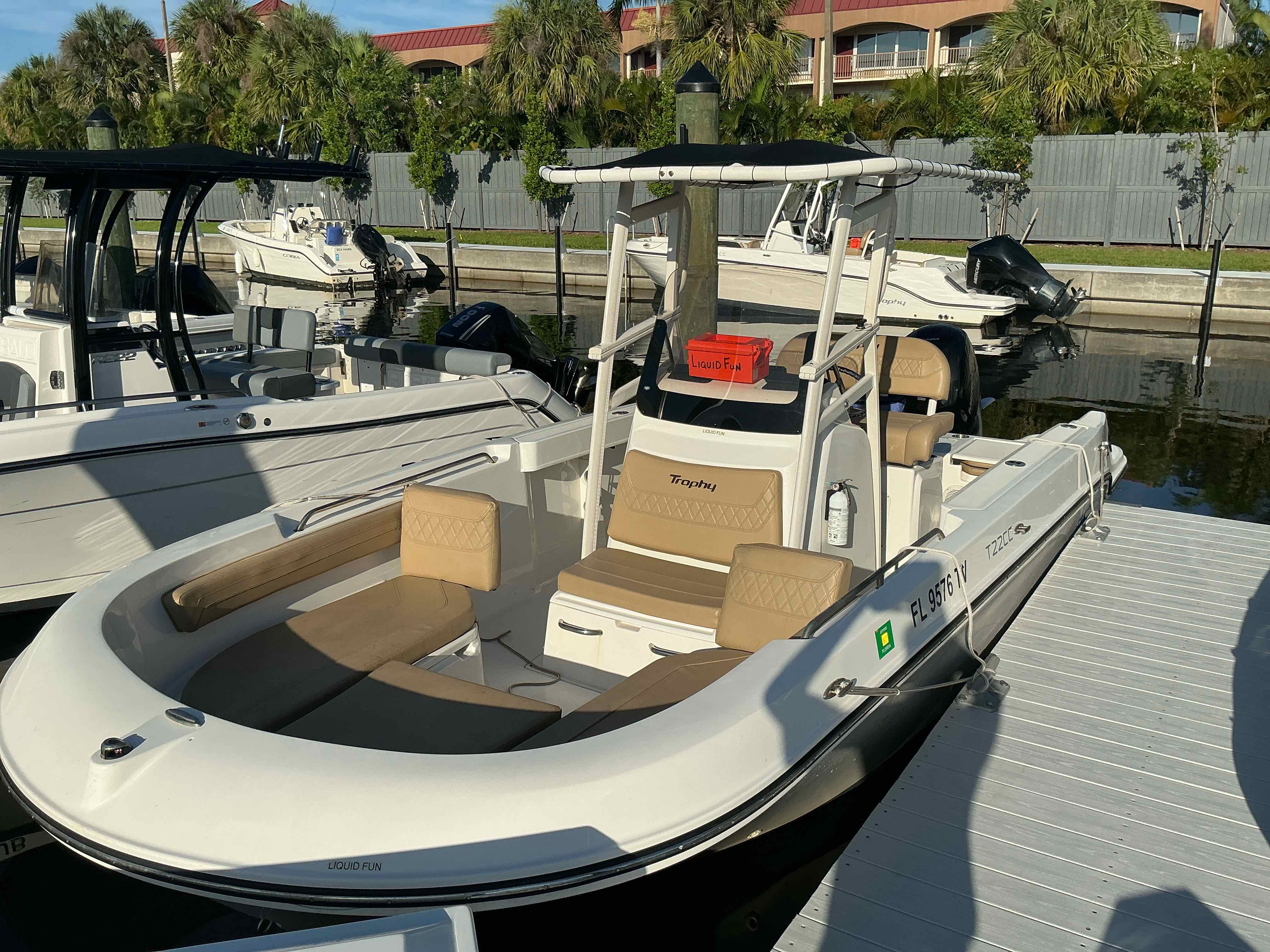 LIQUID FUN (22FT Bayliner Trophy 22 Center Console-150HP~Fishing Inshore)