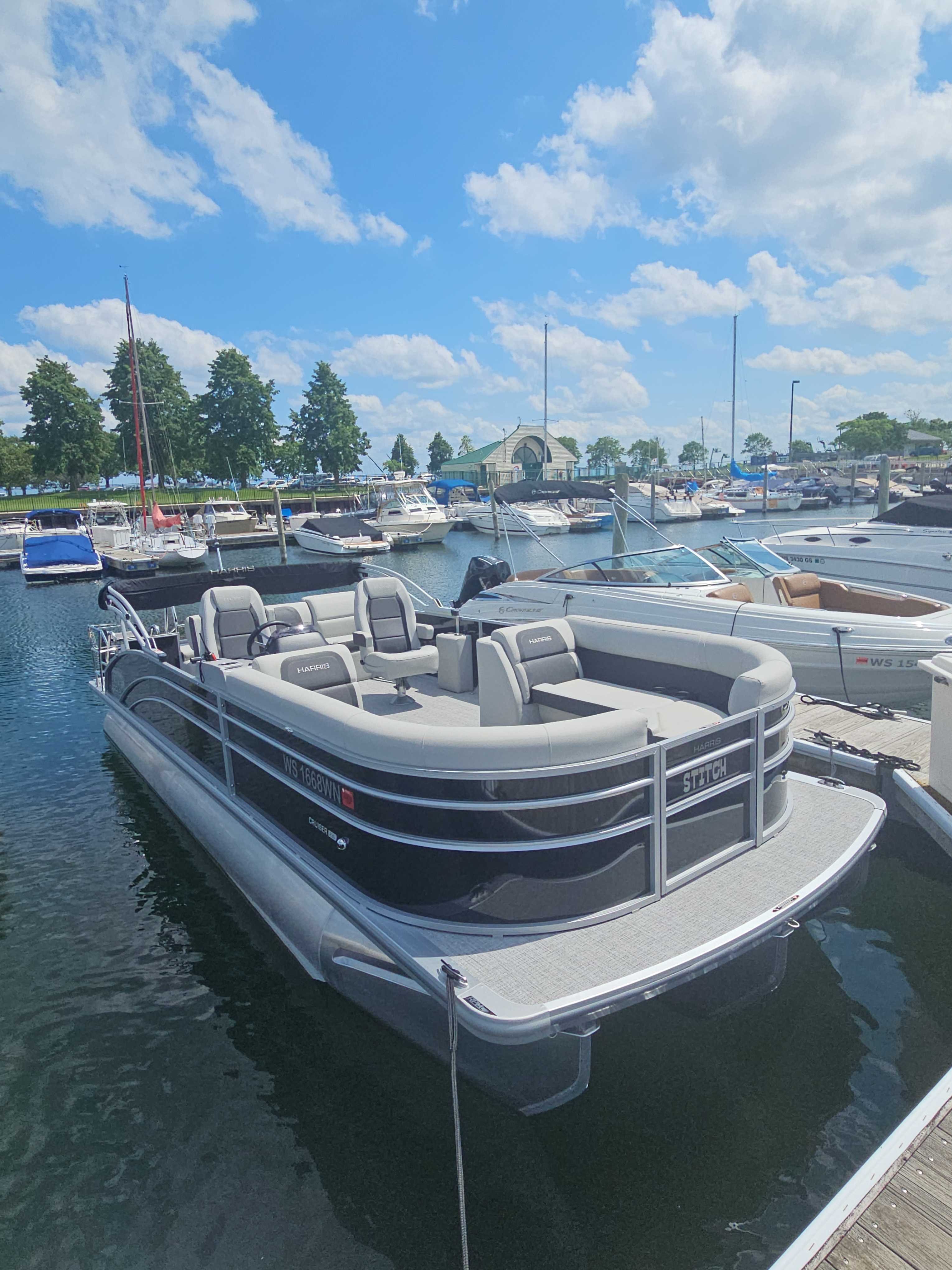 STITCH (23' Harris 2025 Tritoon 150 HP Cruising only No Fishing)