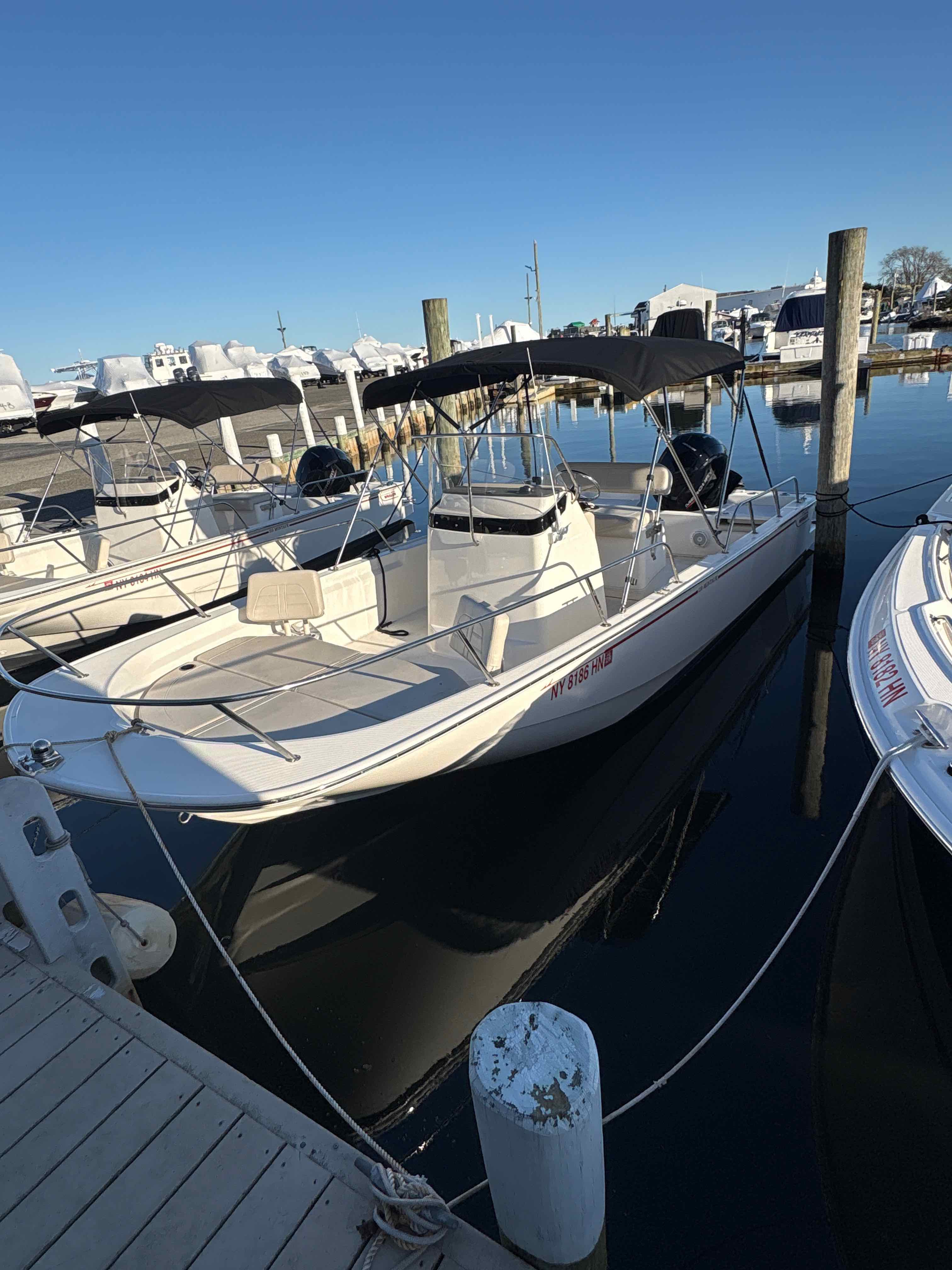 SEAS THE DAY  (21' Center Console-Boston Whaler- 150 HP-Fishing)