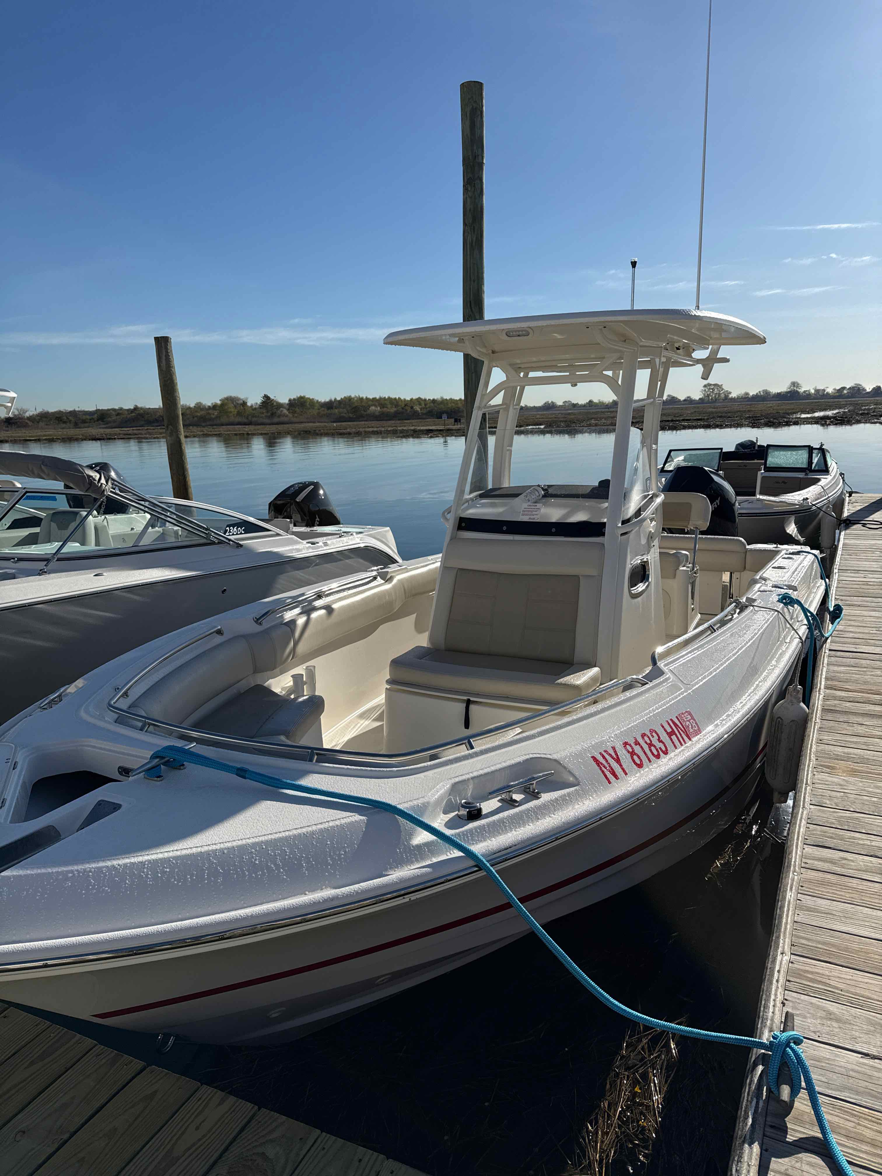 ONLY FINS  (23'Boston Whaler 230 Outrage 300HP Center Console-Cruising/Fishing)