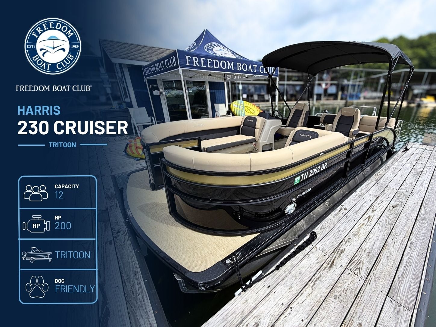 Commodore - Harris Cruiser - Tritoon
