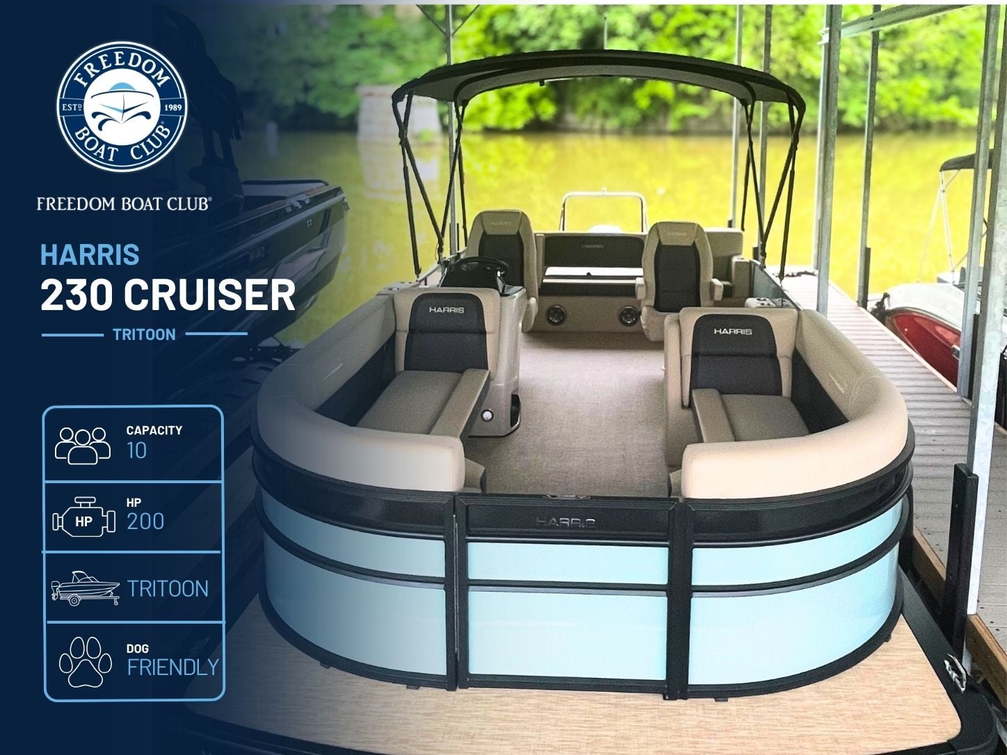 Narwhal - Harris Cruiser - Tritoon