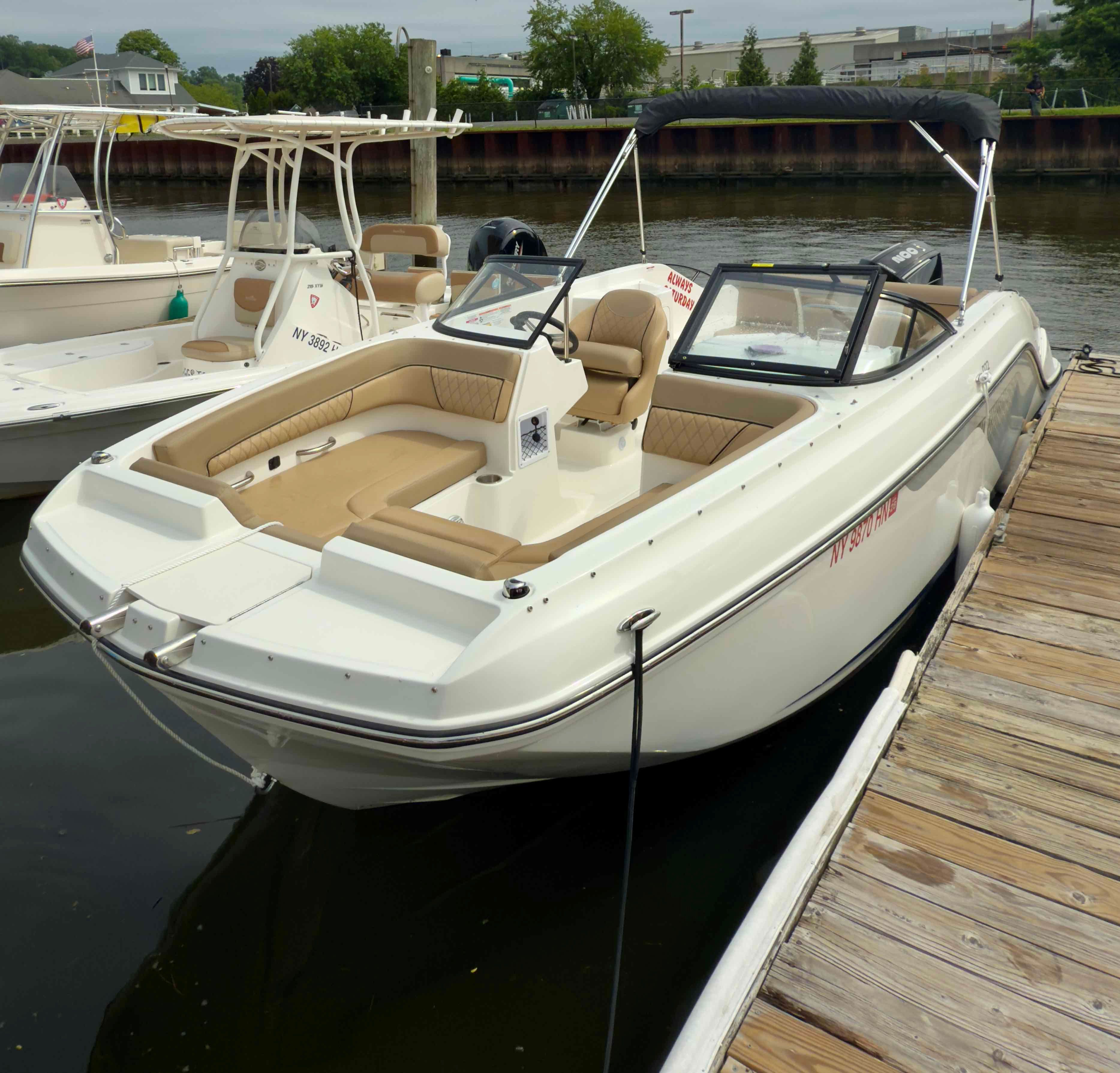 ALWAYS SATURDAY (Bayliner 22' Deck Boat D22 Mercury 200XL)