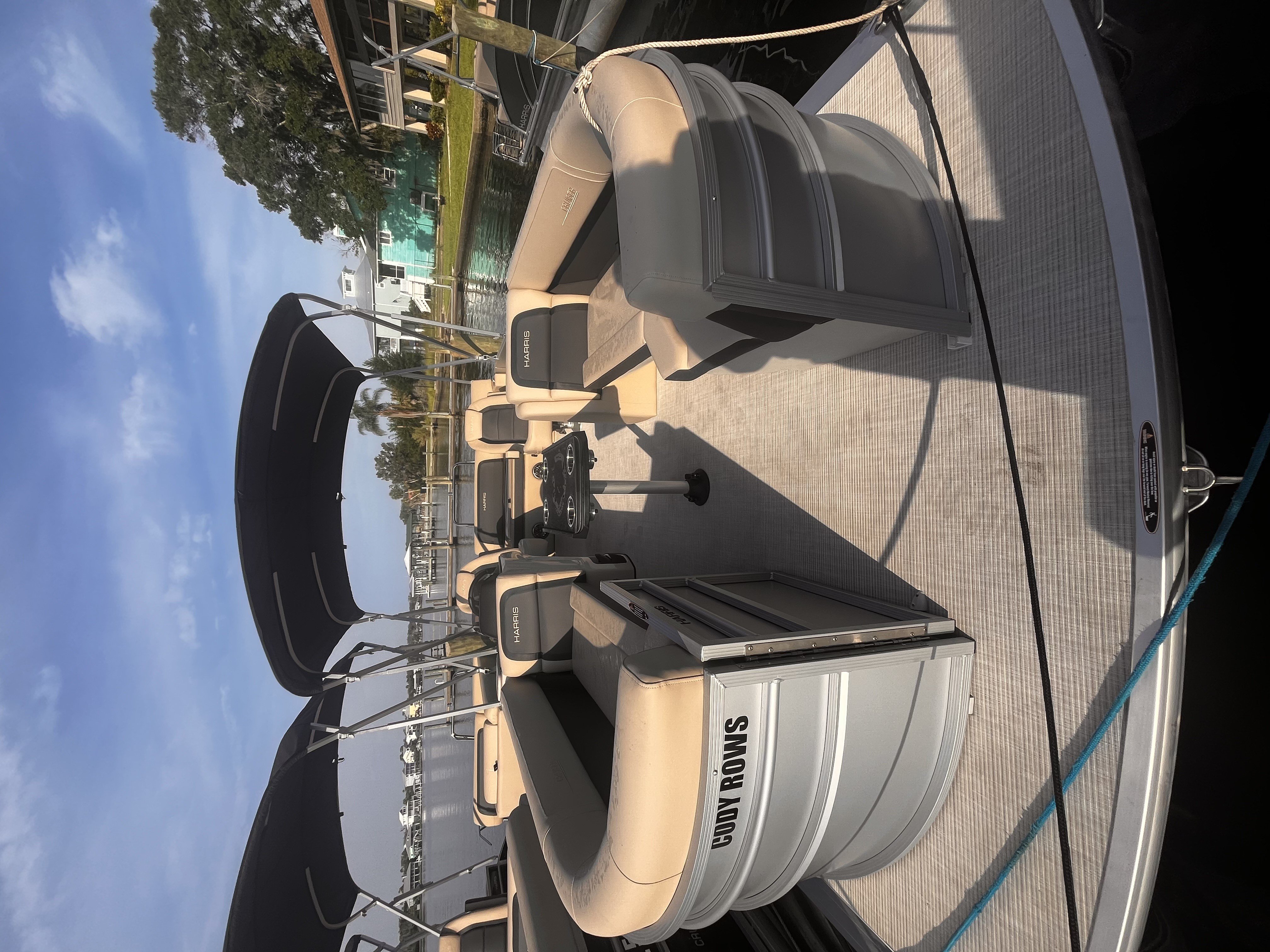 CODY ROWS (23' Harris HCX23 Tritoon 150 HP - Fishing or Cruising)