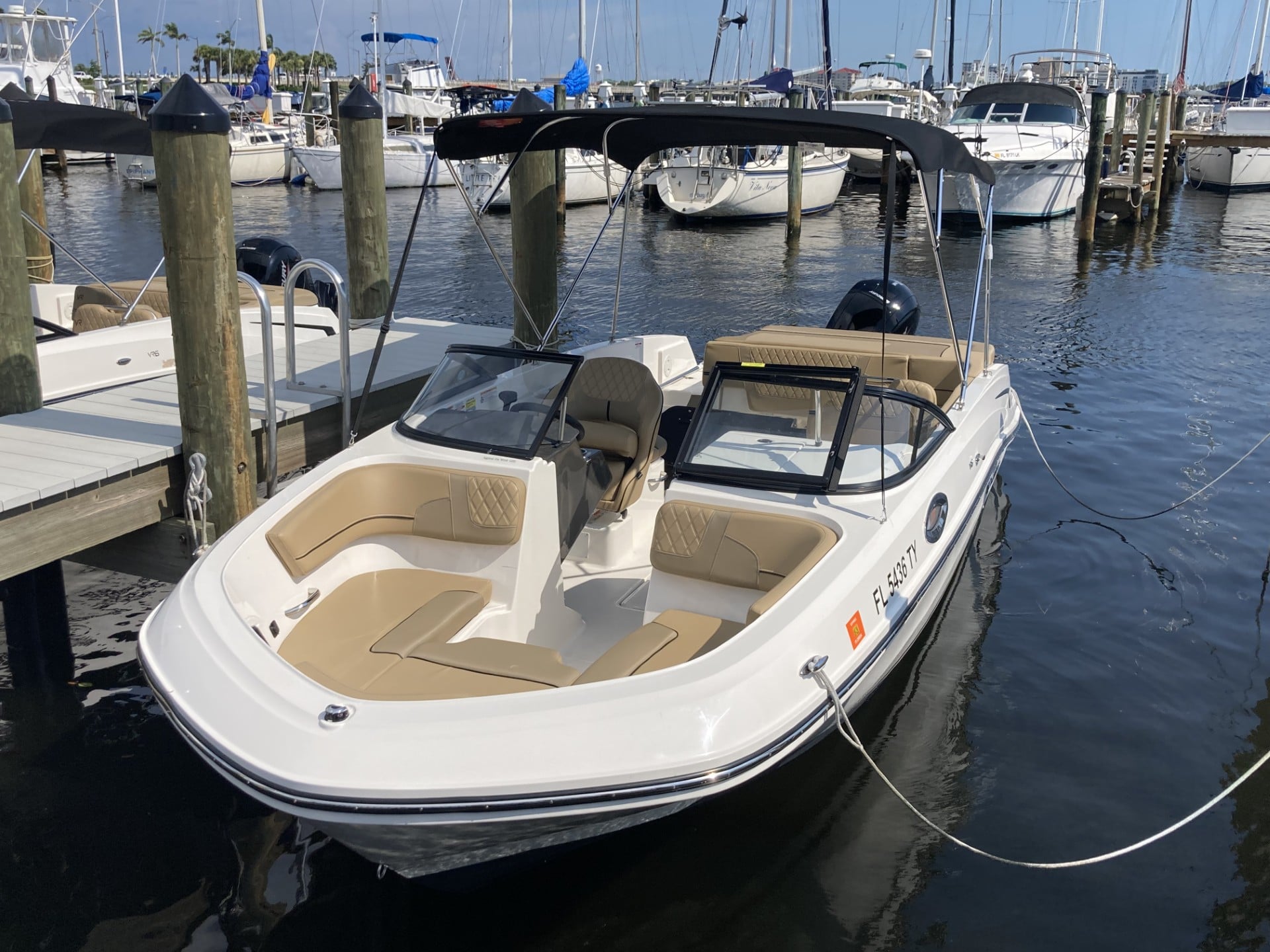 AGAINST THE WIND (22' Bayliner VR6 150 HP-Cruising)* No Fishing