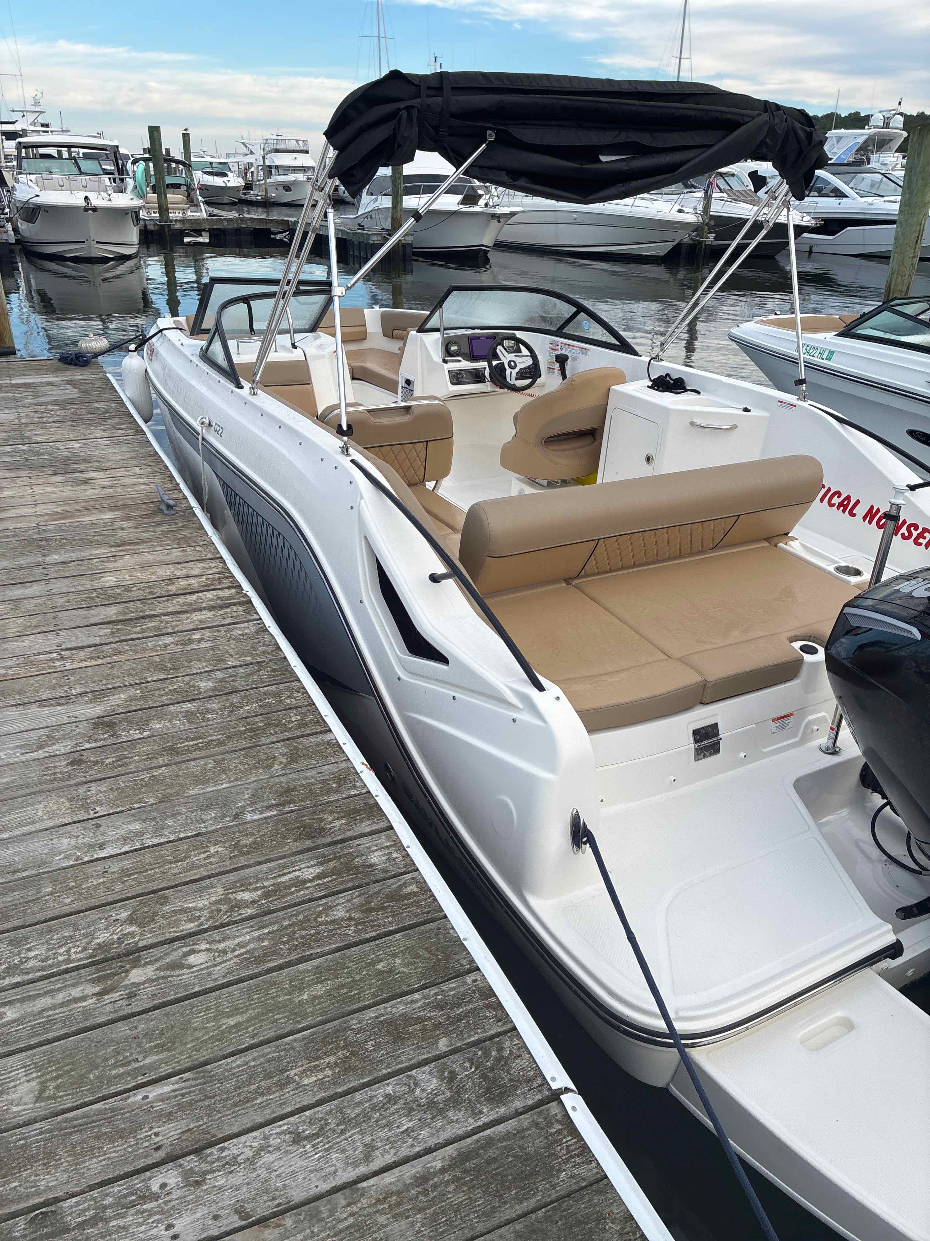 NAUTICAL NONSENSE (Bayliner 22' Deck Boat 200 HP - Cruising) NO FISHING