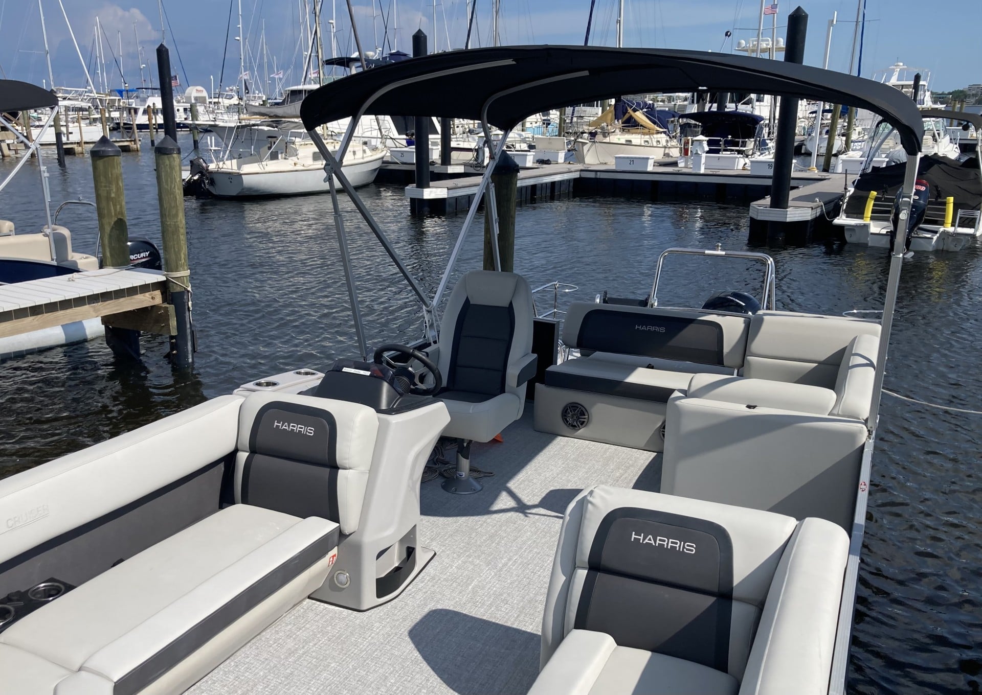 WASTIN' AWAY (23' Harris Tritoon 150 HP- Fishing or Cruising)