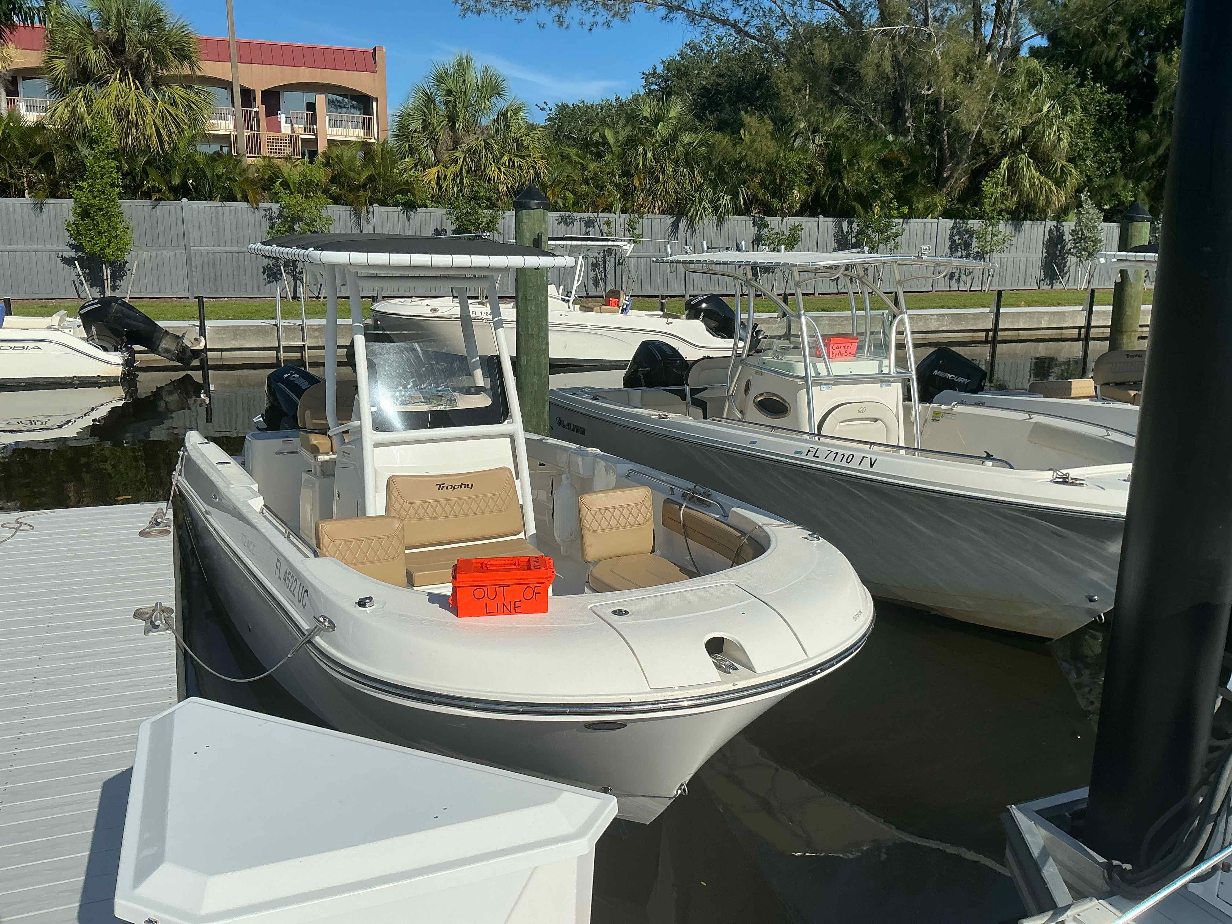 OUT OF LINE (24' Trophy Center Console 250 HP - Fishing/Cruising)