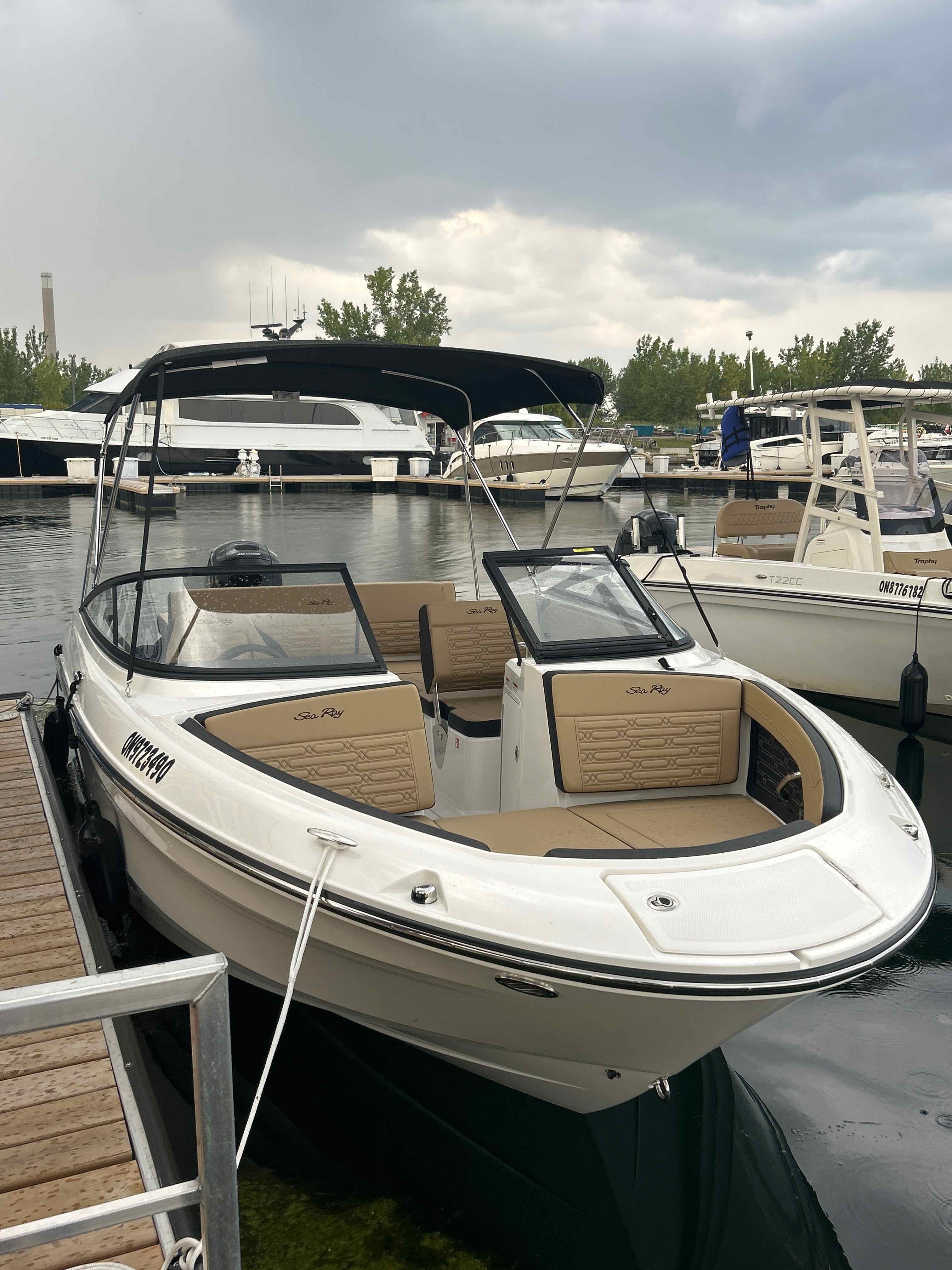 MOON BEAM (21' Sea Ray Bowrider 150 HP - cruising)