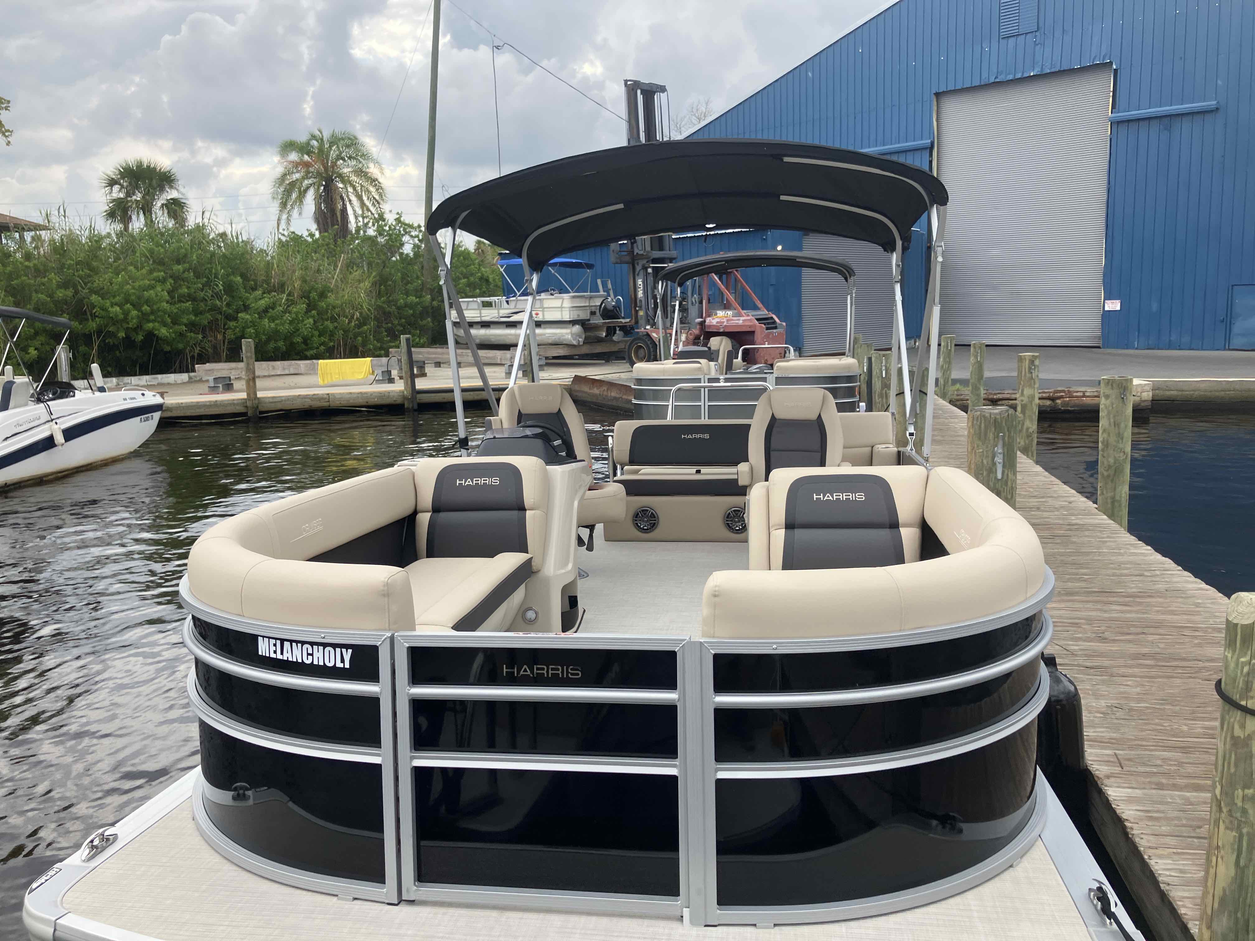 MELANCHOLY (23' Harris HCX23 Tritoon 150 HP - Fishing or Cruising)