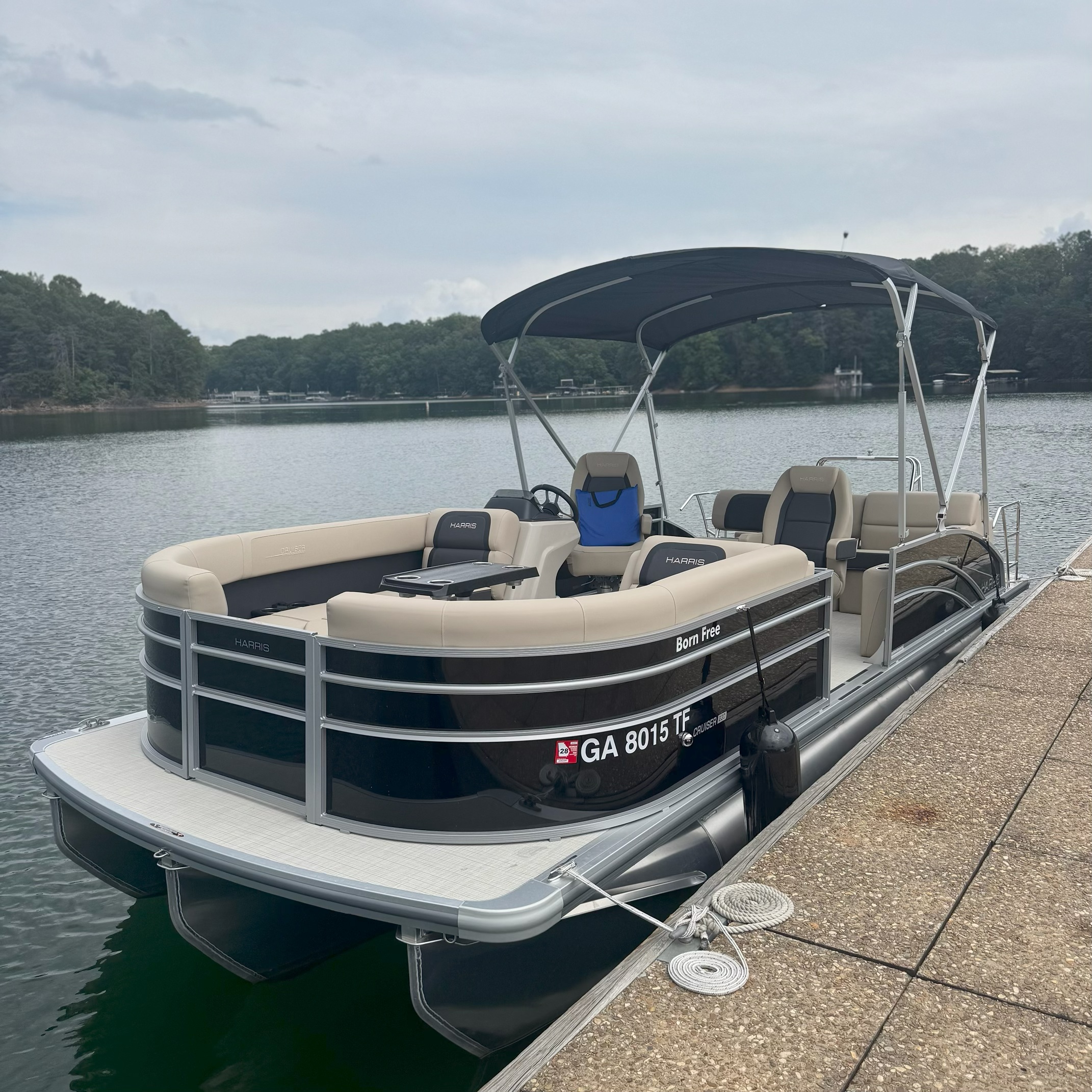 BORN FREE (23' Harris HCX23 Tritoon 150 HP)
