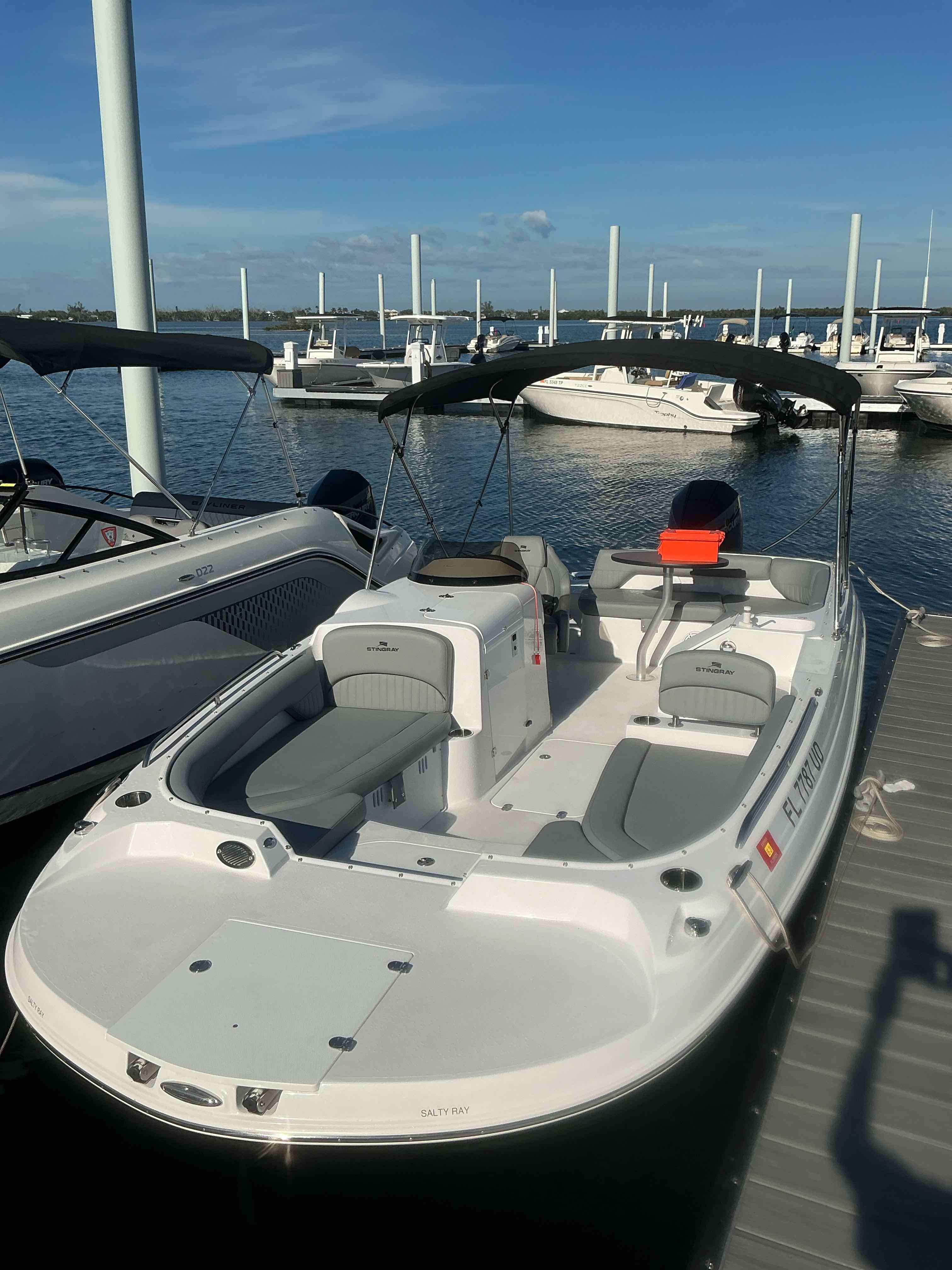 SALTY RAY (21' Stingray 212 SC Mercury 200 HP