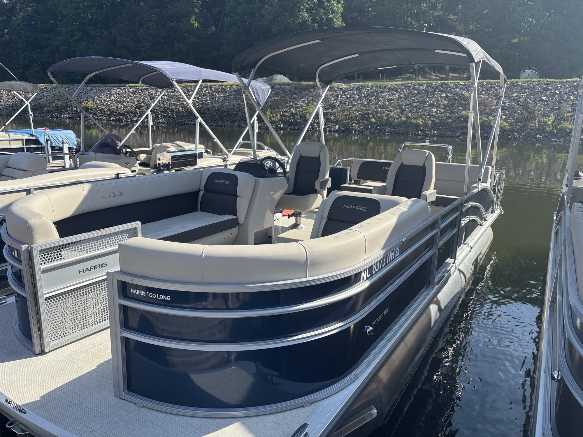 HARRIS TOO LONG (23' Harris HCX23 Tritoon 150 HP - Fishing or Cruising)