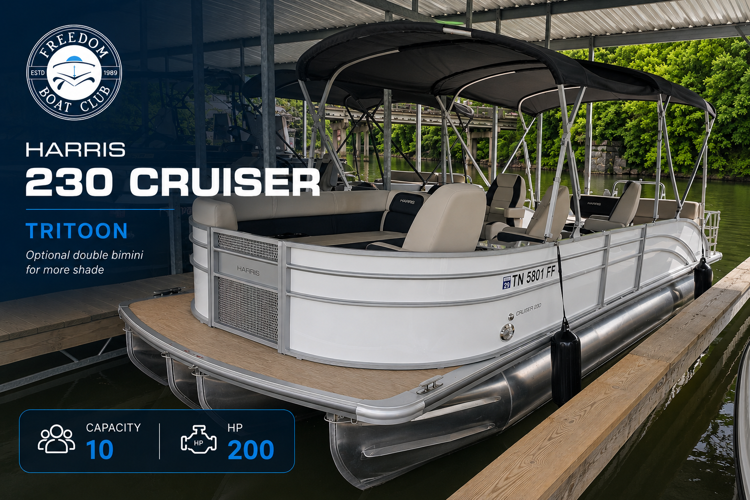 Beluga - Harris Cruiser - Tritoon
